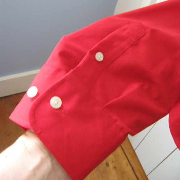 Red Chaps No Iron Blouse - Picture 4 of 4